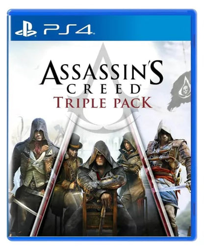Assassin's Creed Triple Pack: Black Flag, Unity, Syndicate - PS4