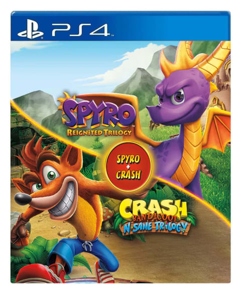 PACOTE DE JOGO SPYRO + CRASH REMASTERED - PS4
