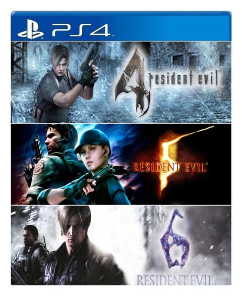 PACOTE TRIPLO RESIDENT EVIL - PS4