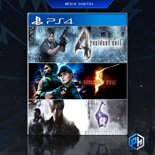 PACOTE TRIPLO RESIDENT EVIL - PS4