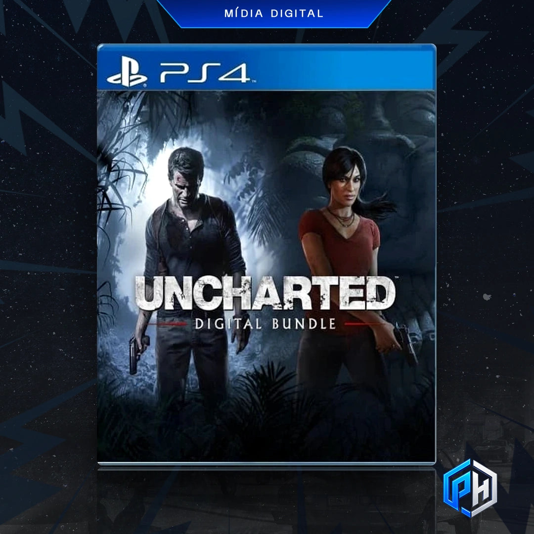 Pacote UNCHARTED 4 A Thief's End e UNCHARTED The Lost Legacy - PS4