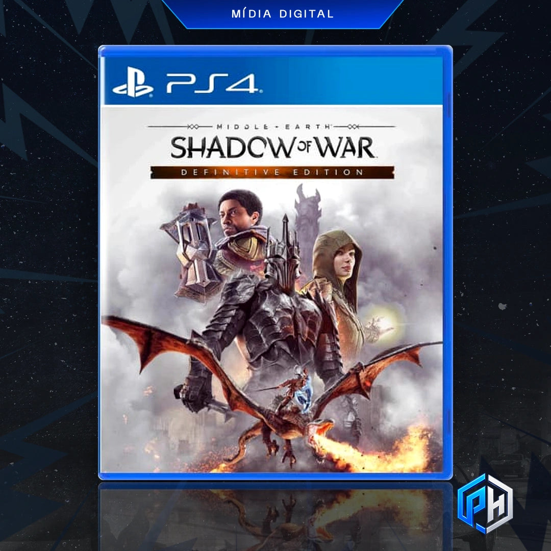 Terra média Sombras da Guerra Edição Definitiva - PS4
